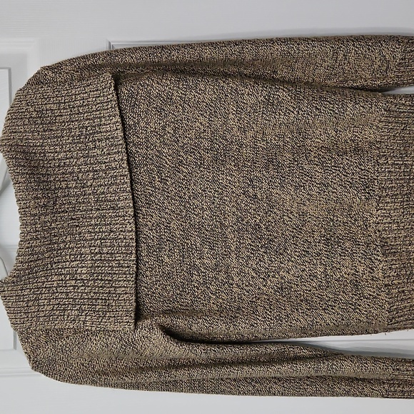 Christopher & Banks Brown Hooded Sweater with Toggle Accents - Picture 4 of 4